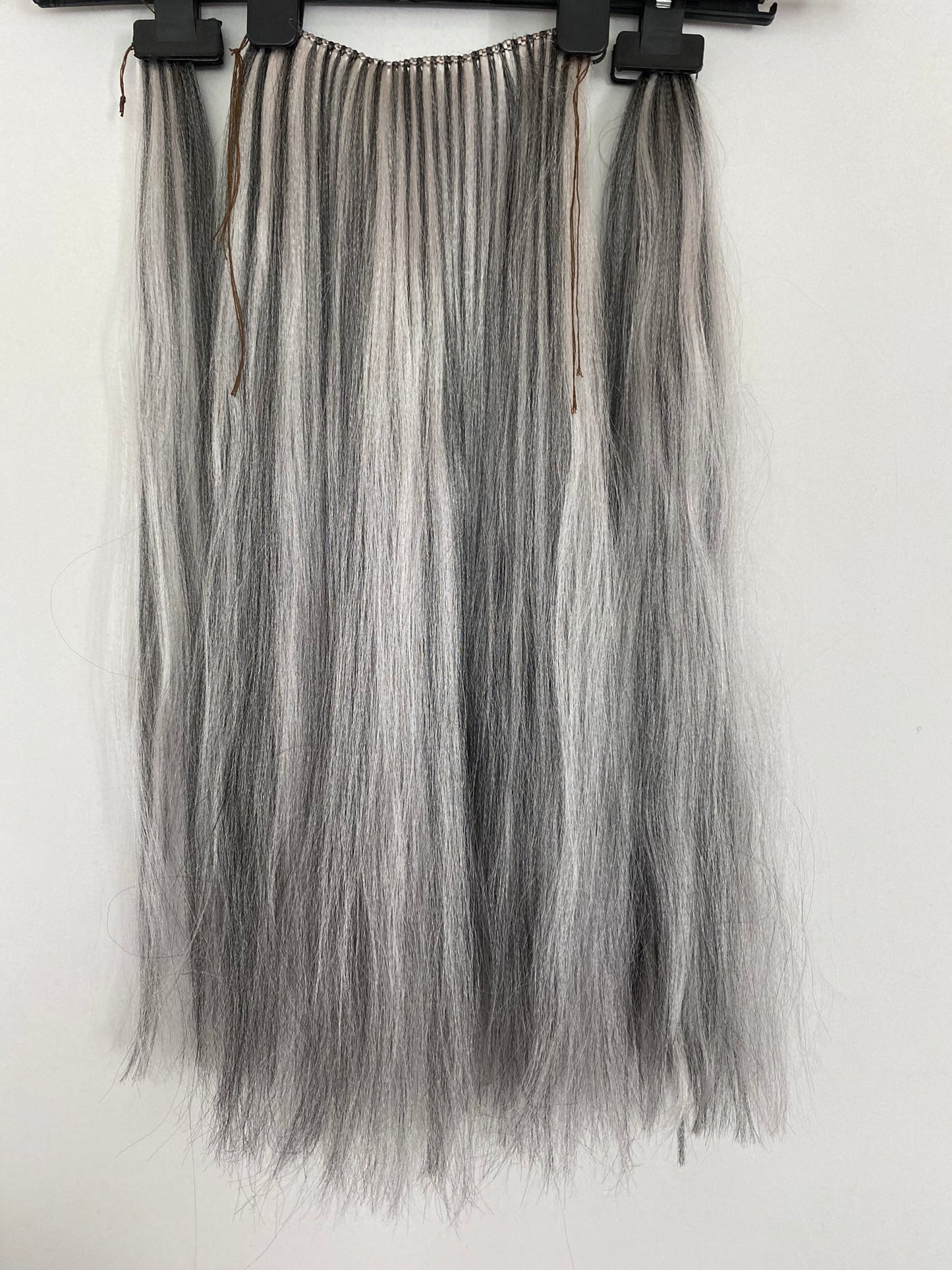 Rocking horse mane ,Tail and forelock 10 inches long hair, Double thickness fake hair various widths