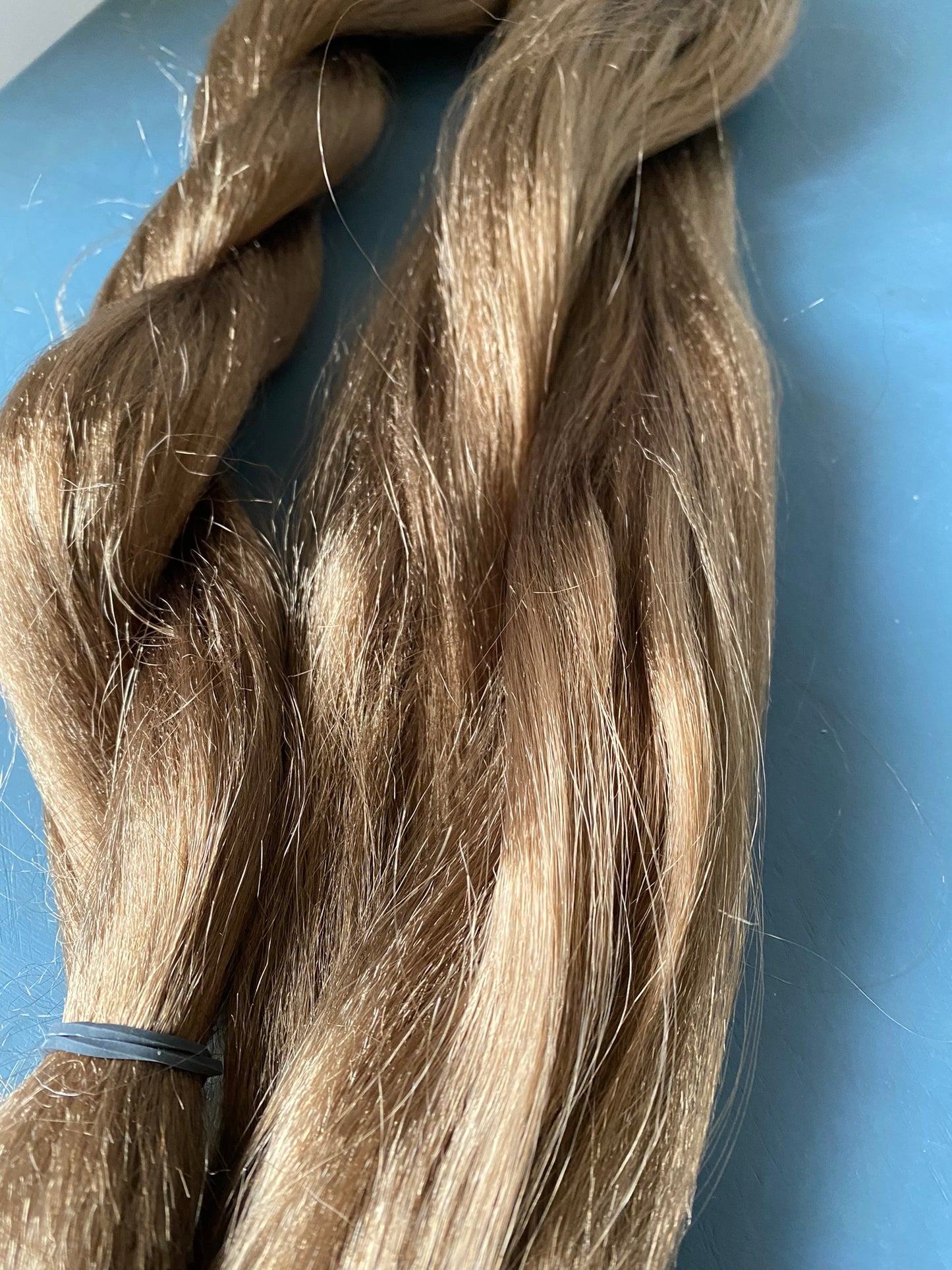 Rocking horse mane ,Tail and forelock 10 inches long hair, Double thickness fake hair various widths