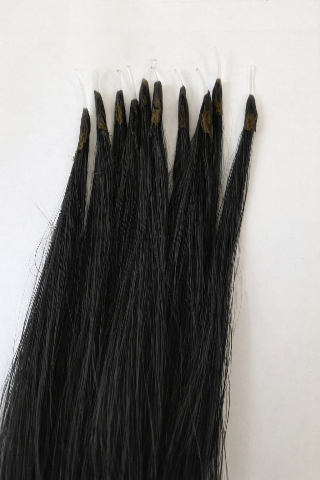 Naturel black horse tail extensions