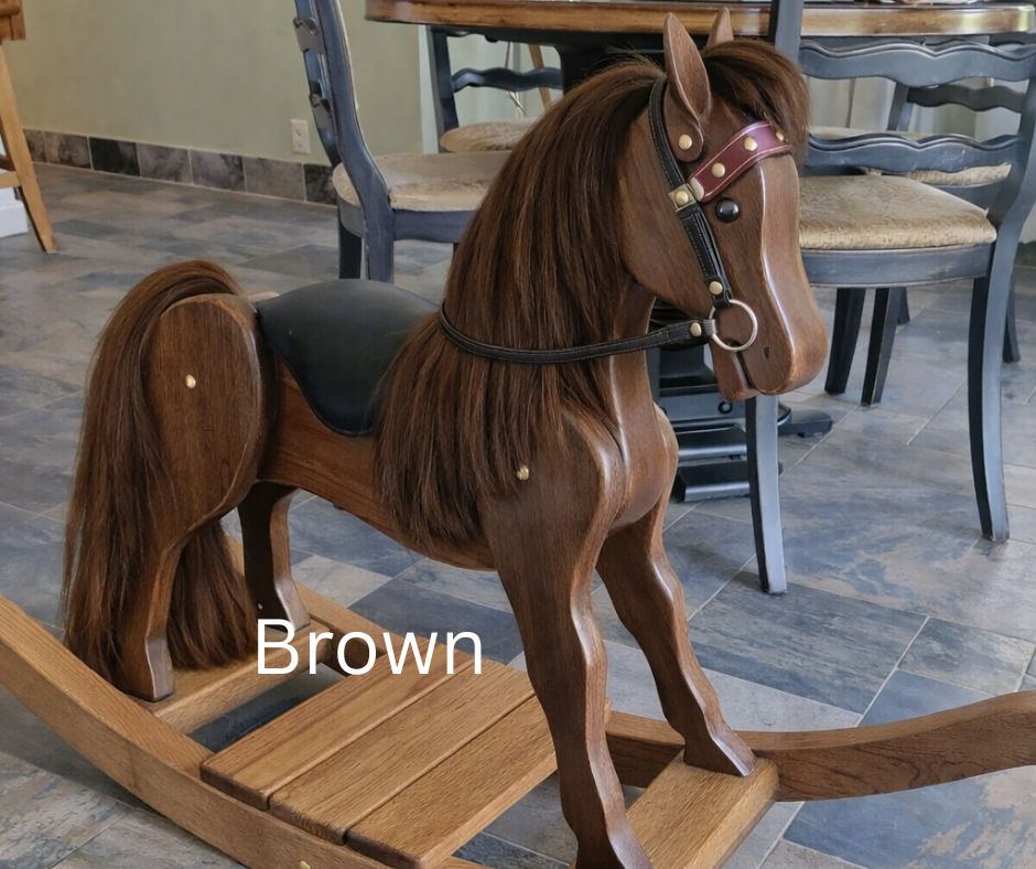 Rocking horse mane ,Tail and forelock 10 inches long hair, Double thickness fake hair various widths