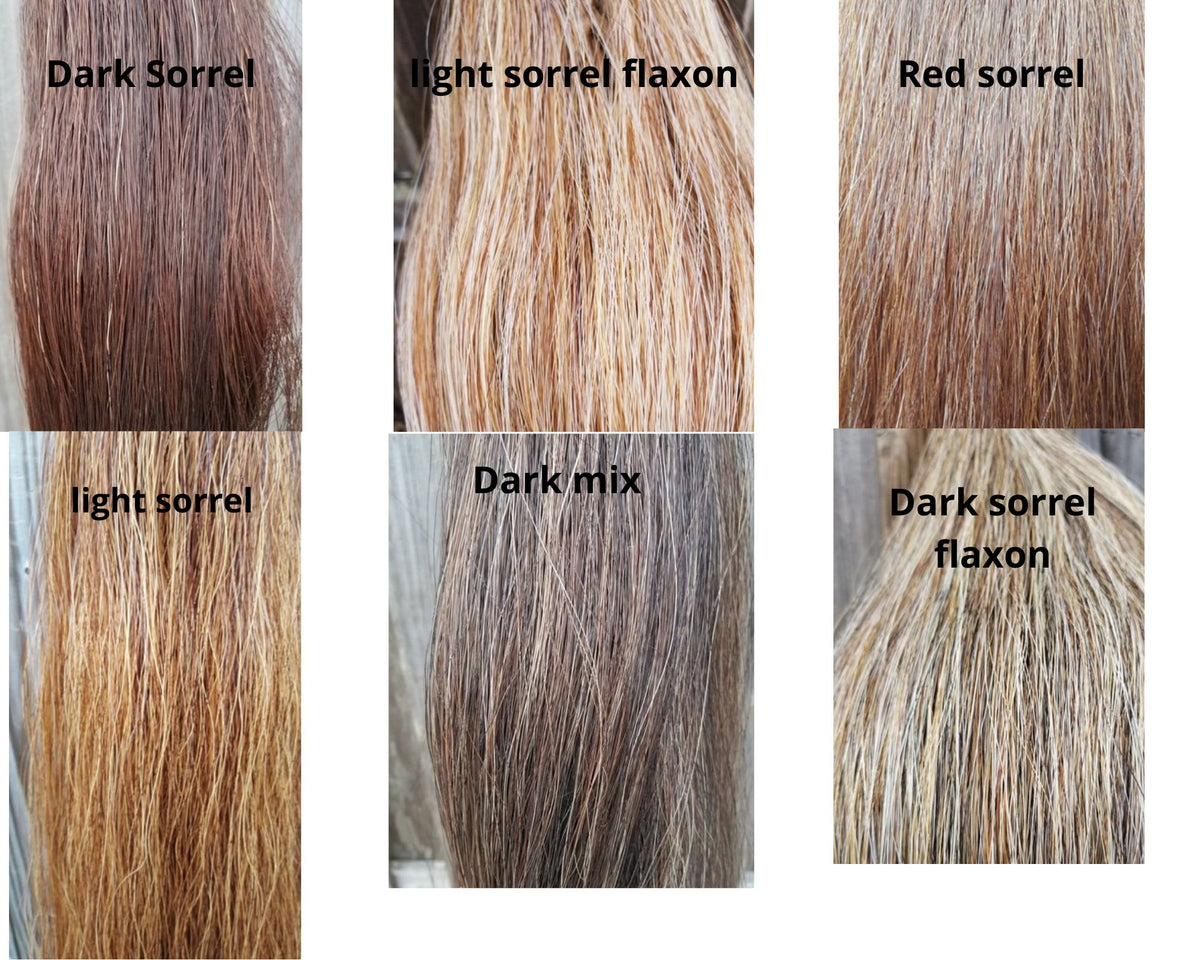 Mane Extension for horses fake hair clip ins easy to use 28 inches long