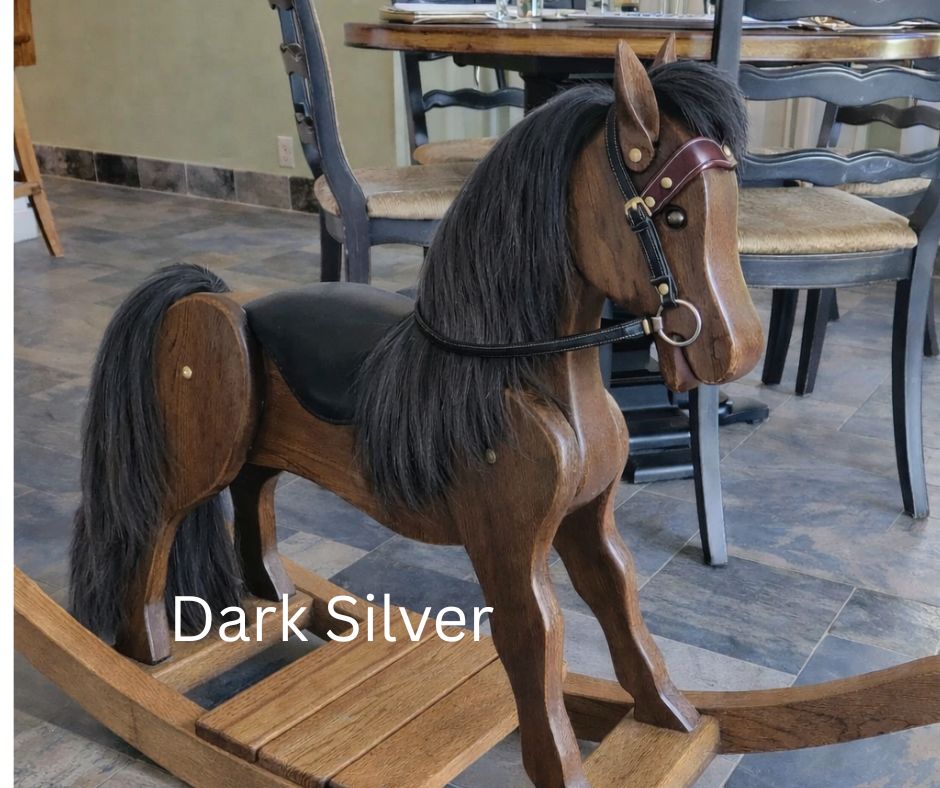 Rocking horse mane ,Tail and forelock 10 inches long hair, Double thickness fake hair various widths