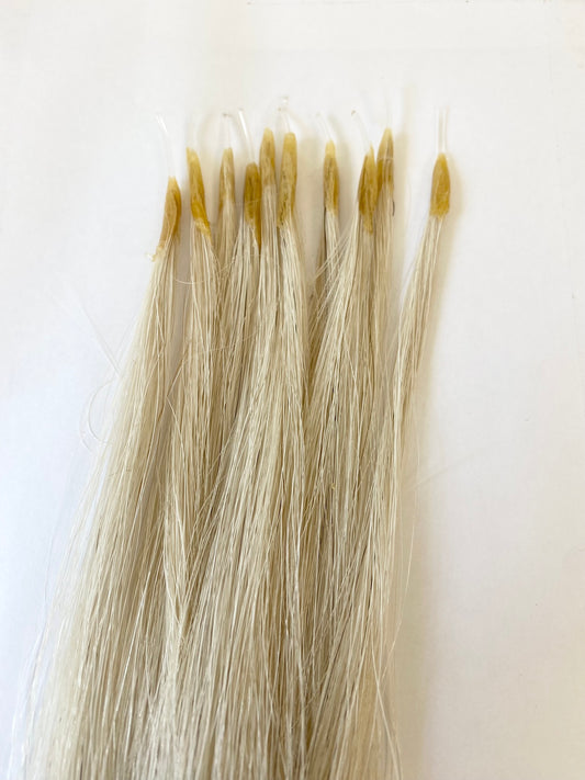 Pre bonded horse mane hair extensions I Tip 18 inches ( 46cm) 10PK