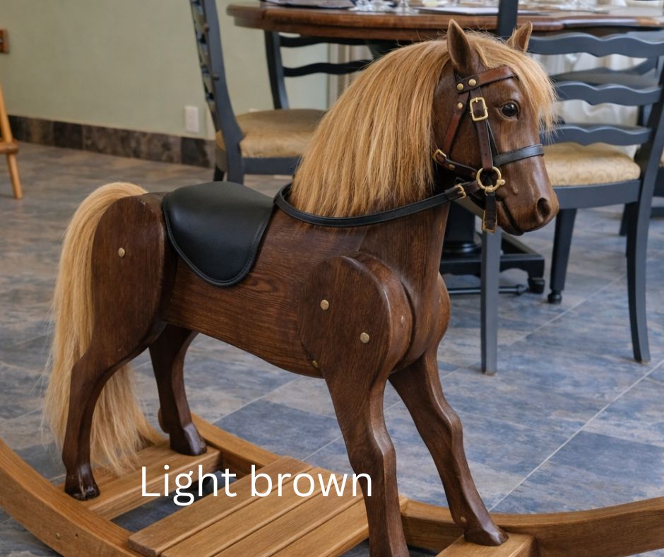 Rocking horse mane ,Tail and forelock 10 inches long hair, Double thickness fake hair various widths