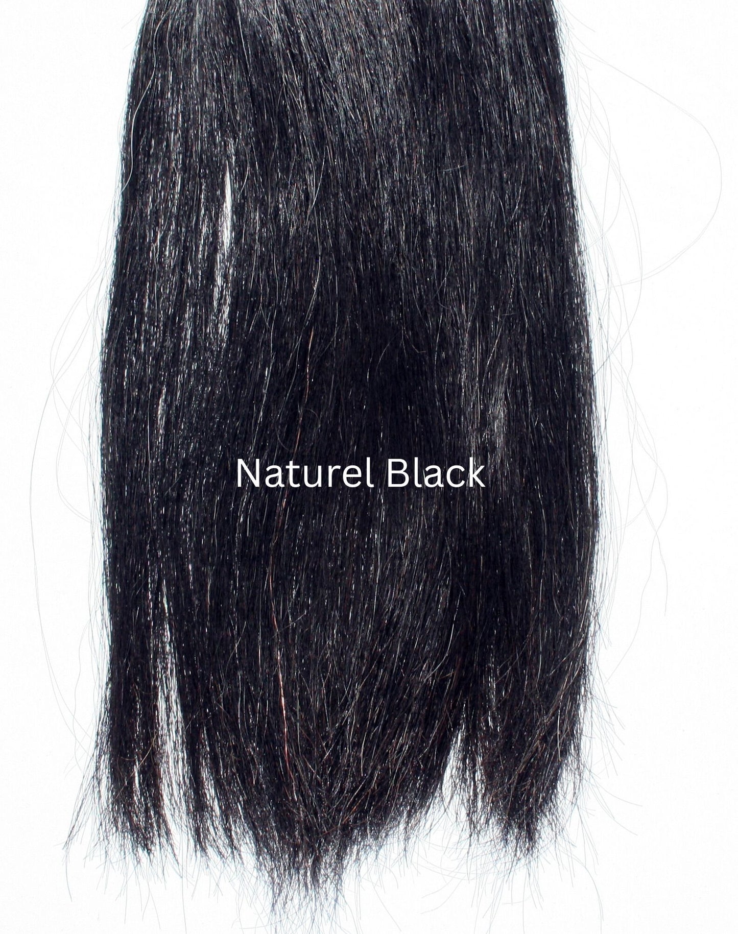 black clip in mane extension for horses with gaps missing
