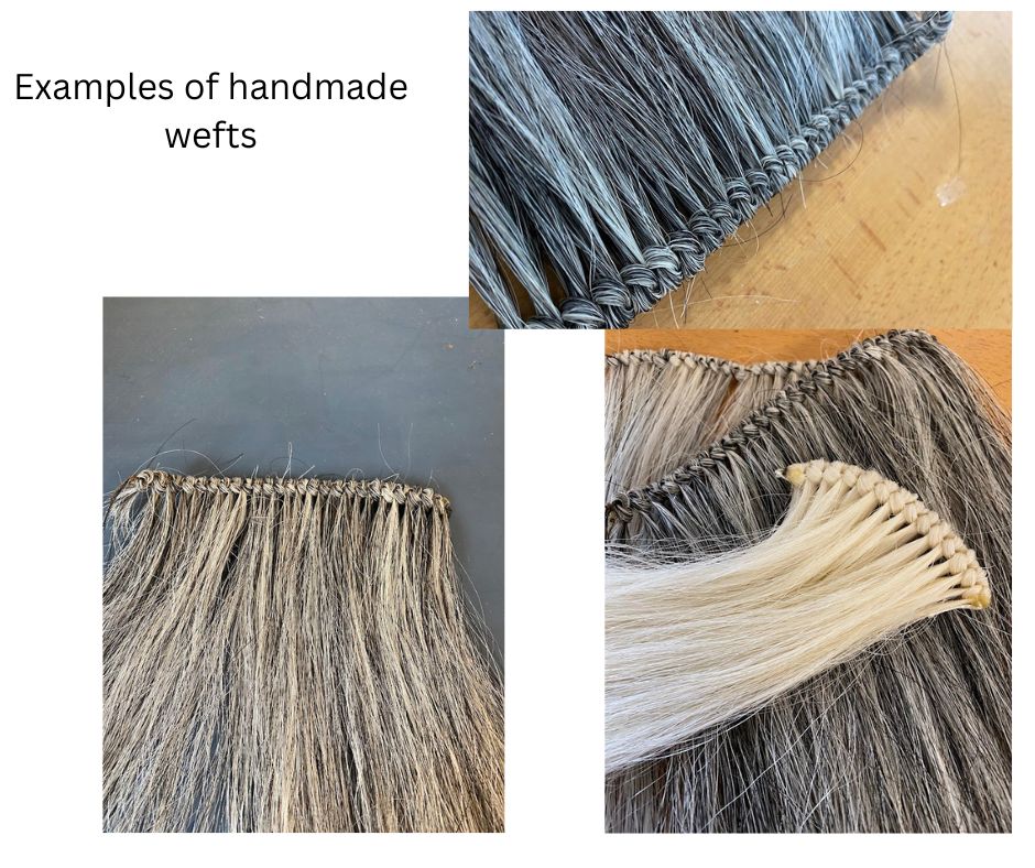 Horse Hair Wefted Mane Extension Length 16inch(40cm)