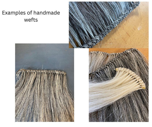 Horse Hair Wefted Mane Extension Length 16inch(40cm)