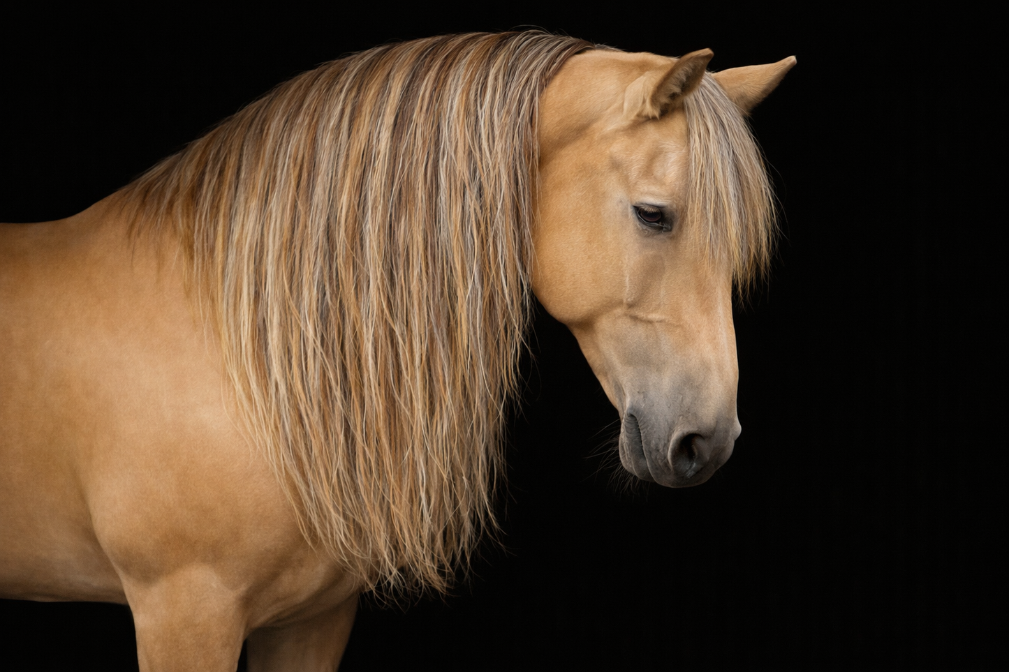 Clip In Mane Extension Fake Hair 14 inch (36cm) Length x 8 inch (20cm) Wide