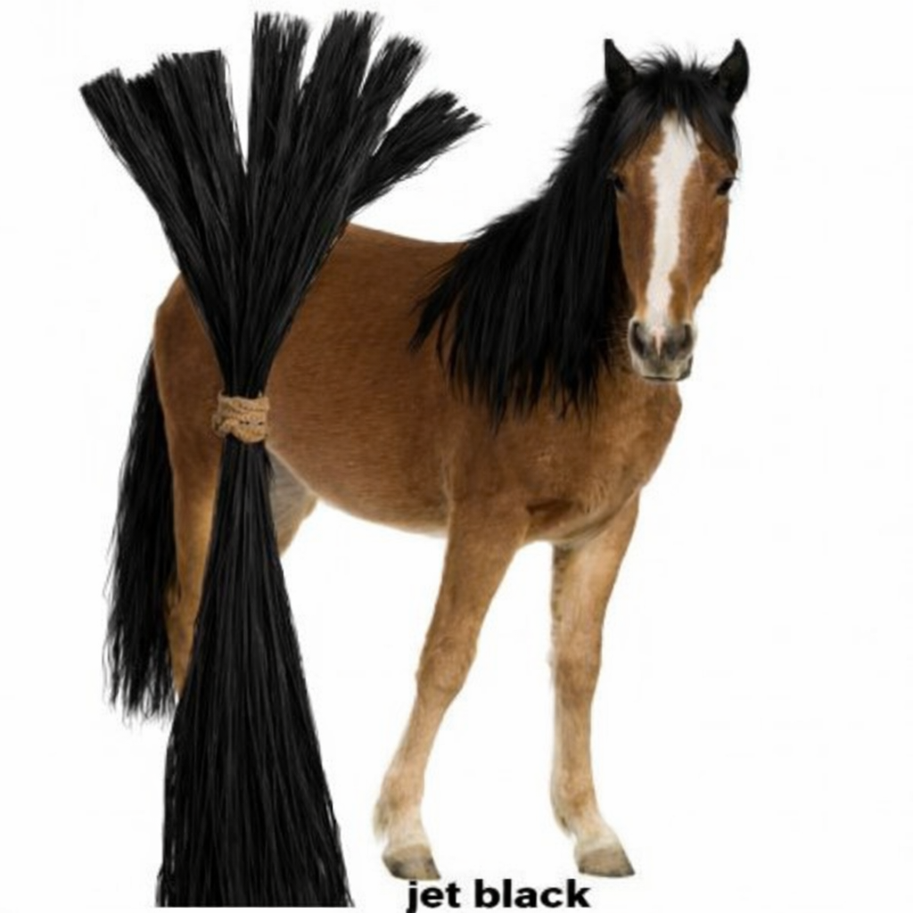 Pre bonded horse tail hair extensions Flat tip 28-30 inches ( 71-74cm) 10PK