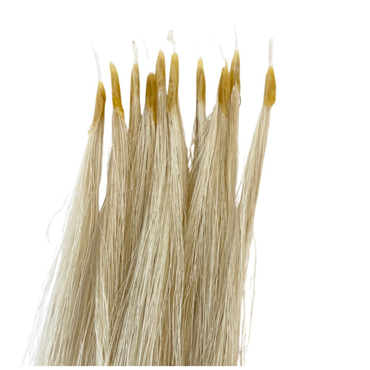 Pre bonded horse mane hair extensions I Tip 18 inches ( 46cm) 10PK