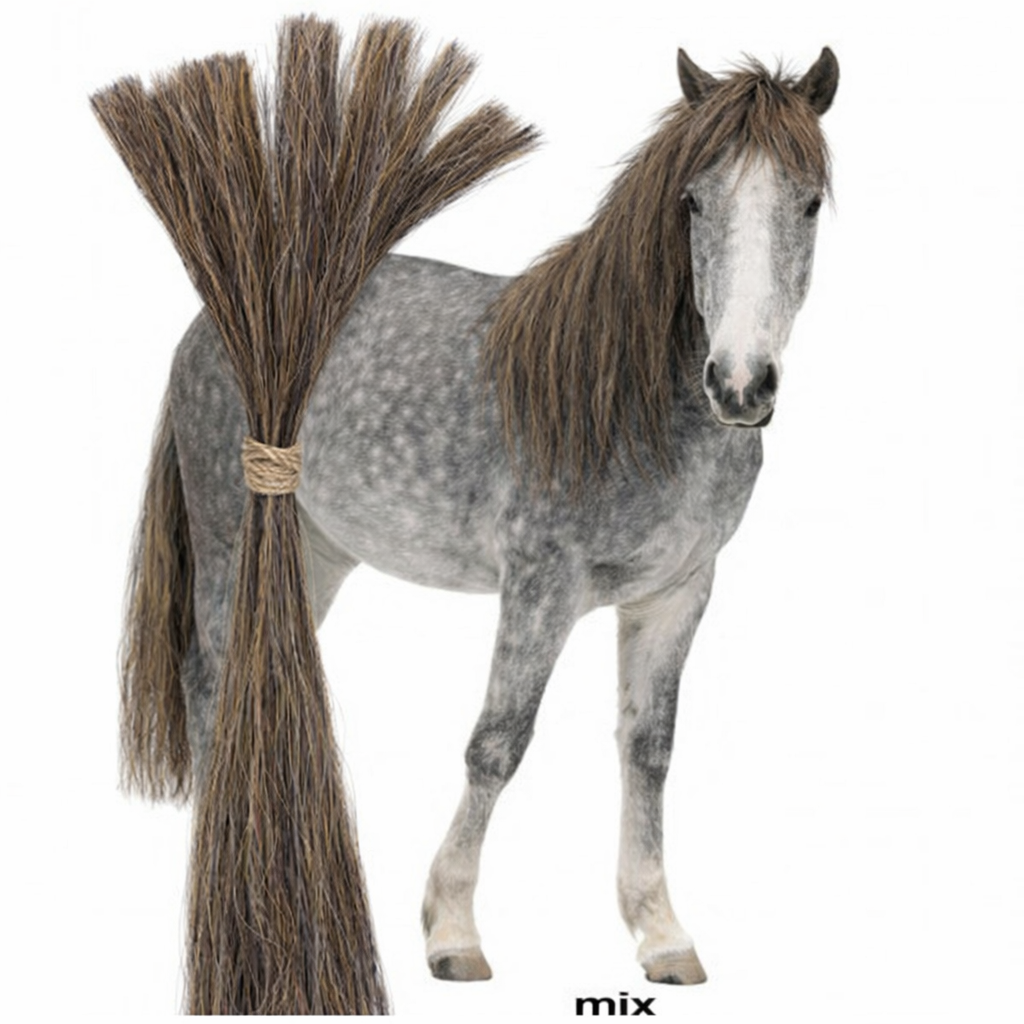 Pre bonded horse tail hair extensions Flat tip 28-30 inches ( 71-74cm) 10PK