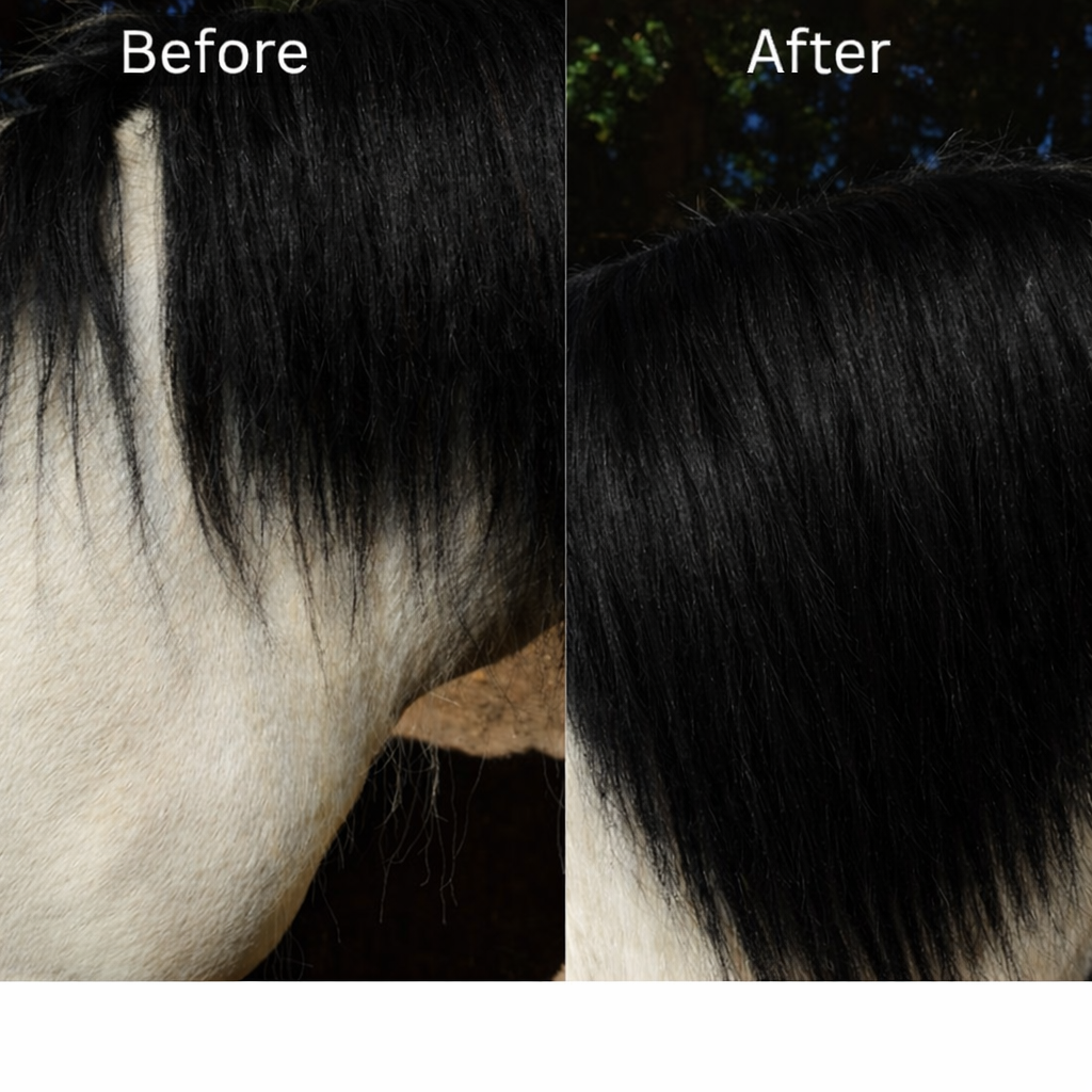 Clip In Horse Hair Mane Extension Length 12 inch (30cm)