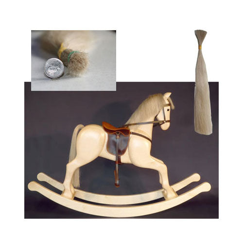 Rocking horse replacement tail REAL horse hair 18 or 28 inches long