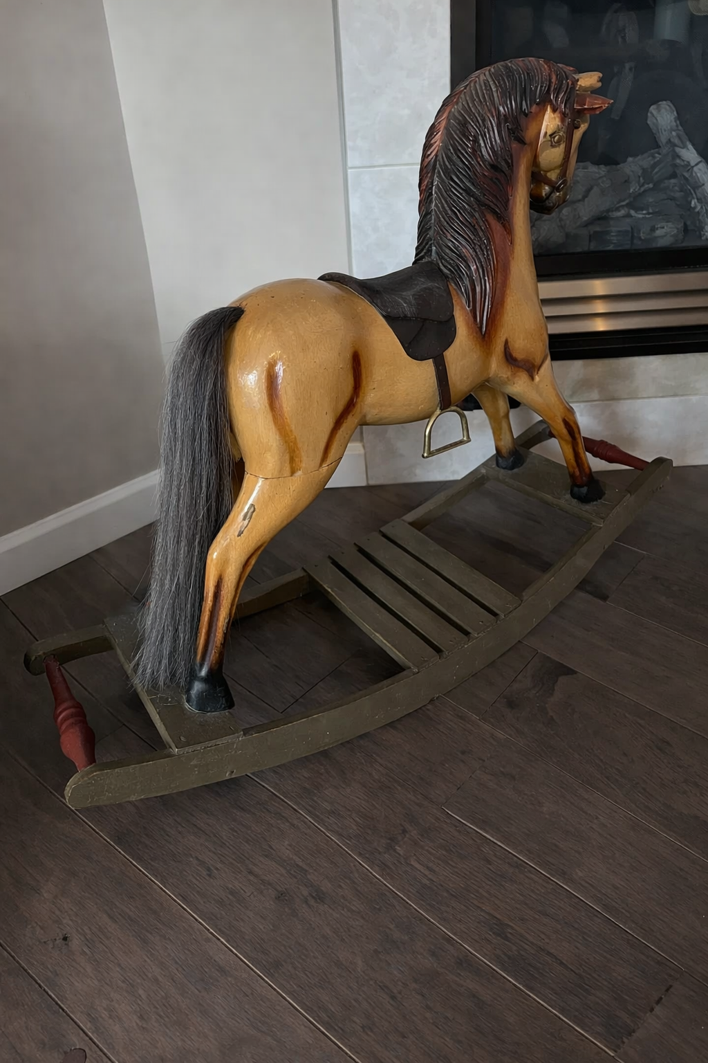 Rocking horse replacement tail REAL horse hair 18 or 28 inches long