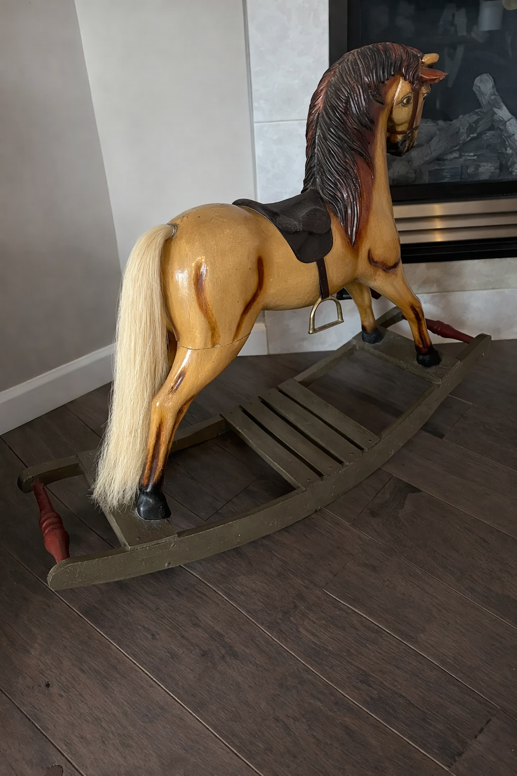 Rocking horse replacement tail REAL horse hair 18 or 28 inches long