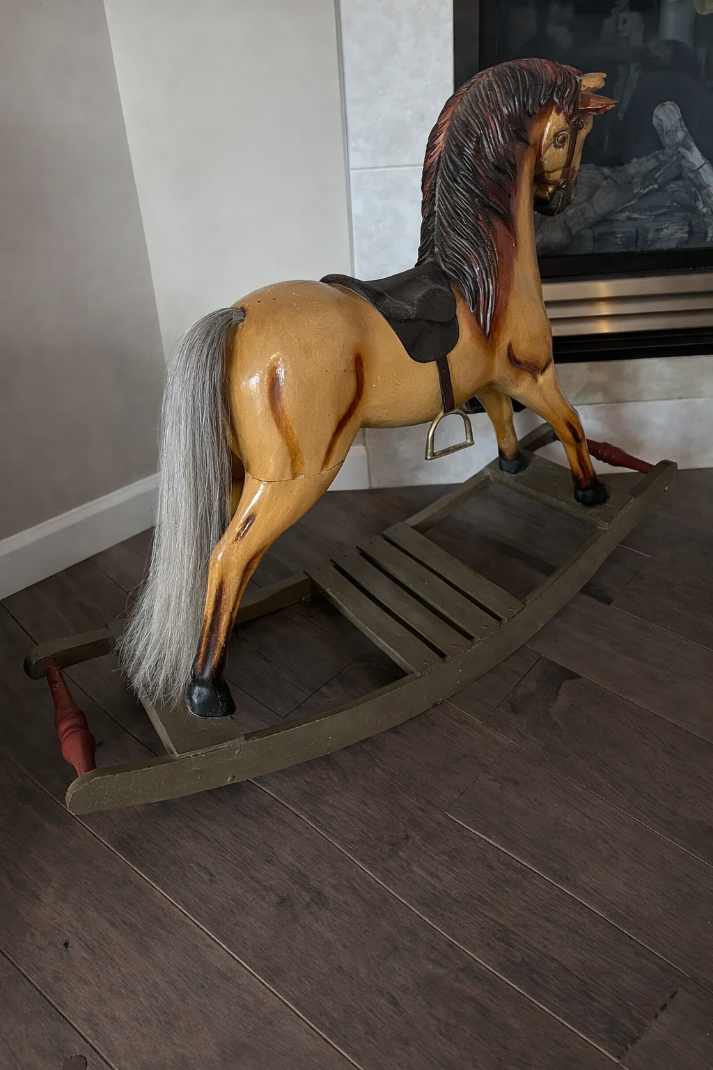 Rocking horse replacement tail REAL horse hair 18 or 28 inches long