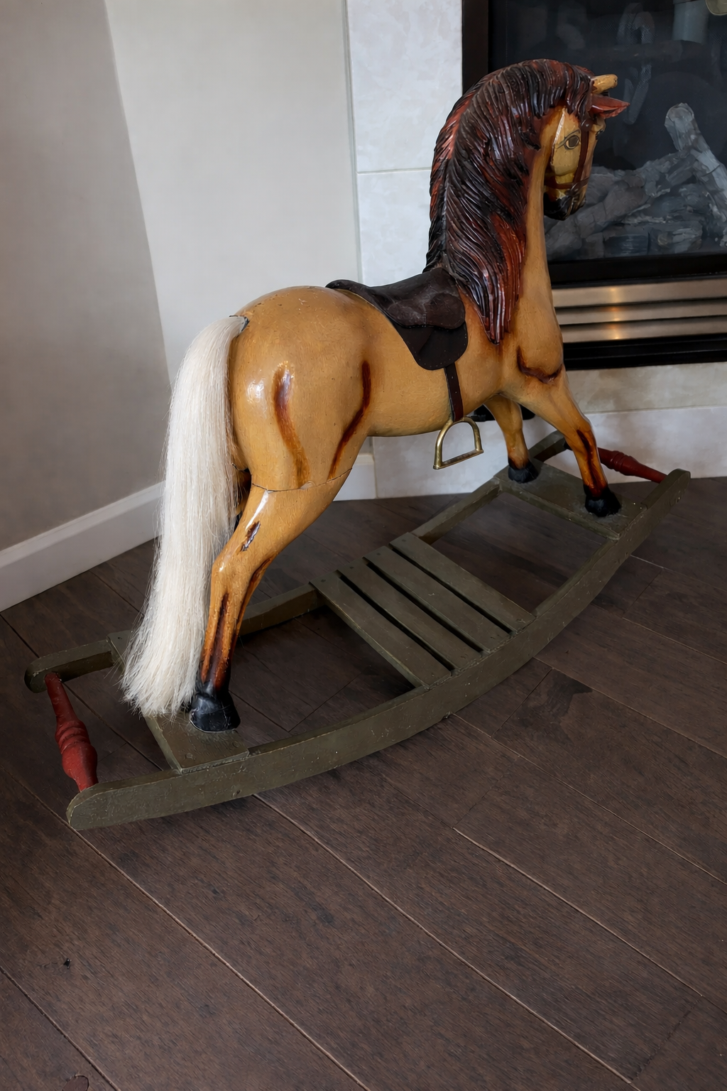 Rocking horse replacement tail REAL horse hair 18 or 28 inches long