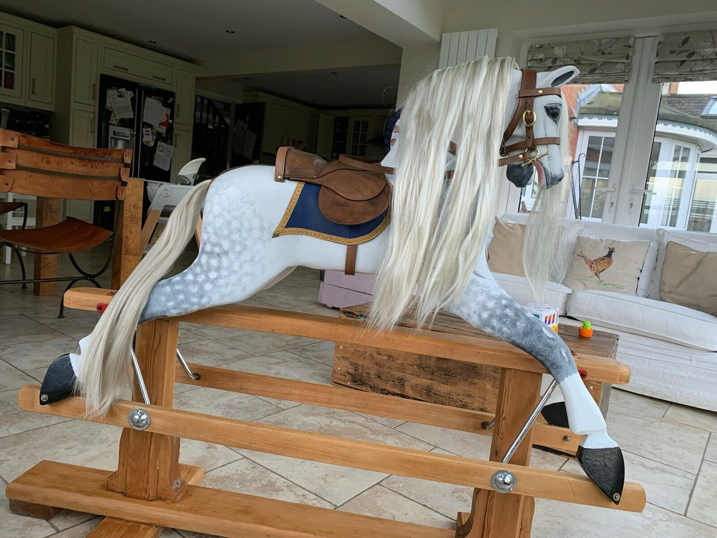 Rocking horse mane ,Tail and forelock 20 inches long hair, fake hair various widths